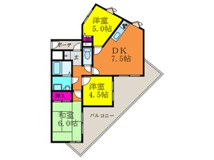 メゾン摂津の物件間取画像